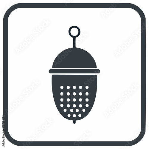 Infuser Icon: Metal Tea Infuser with Fine Mesh Holes for Steeping Loose Leaf Tea