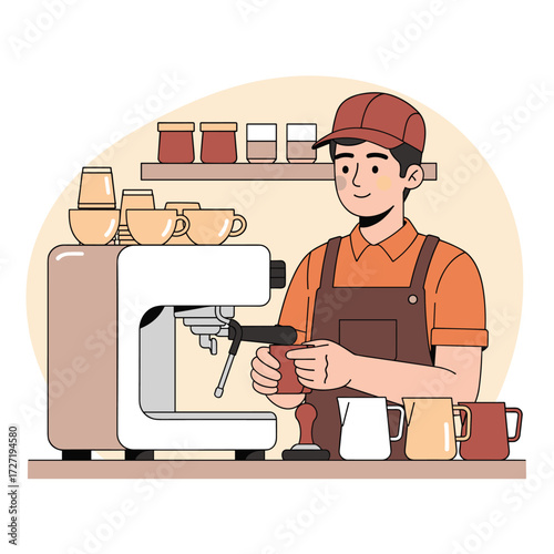 Barista Crafting Coffee A Look at Skill and Expertise in the Coffee Industry