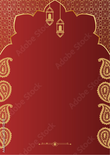 red vintage background