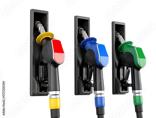 Oil dispenser Isolated from the trnasparent background.