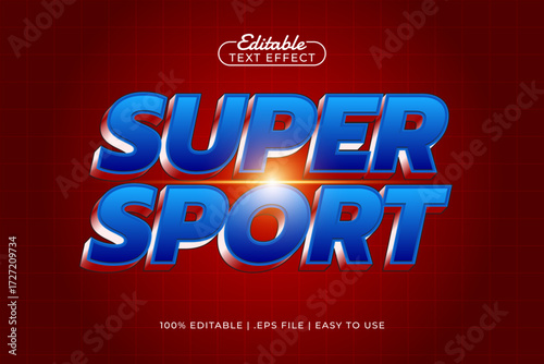 Wallpaper Mural super sport editable text effect Torontodigital.ca