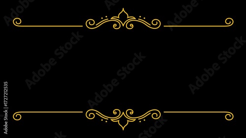 vintage art deco frame background