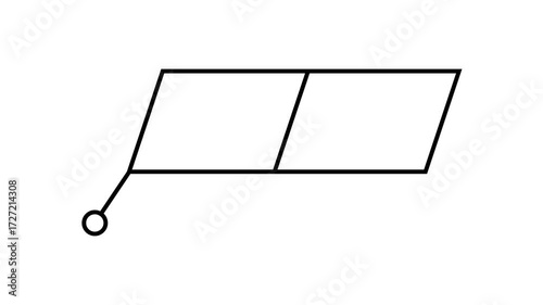 futuristic lower third copy space