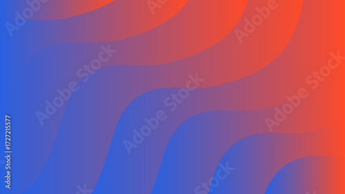Abstract modern background featuring smooth wavy lines in a gradient blend of blue and purple tones. Motion and depth with soft curved waves flowing composition. futuristic and dynamic feel tech