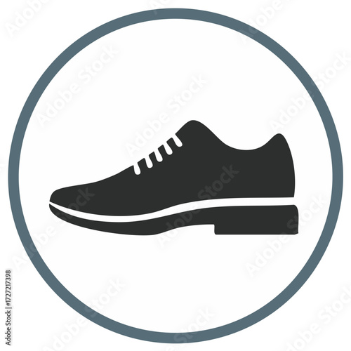 Formal Shoes Icon Illustration: Symbolizing Style and Refinement in Fashion