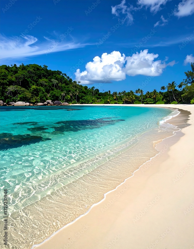 Fototapeta premium Tropical beach paradise (17)