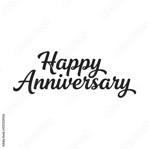 Fototapeta “Happy Anniversary” silhouette with clinking wine glasses