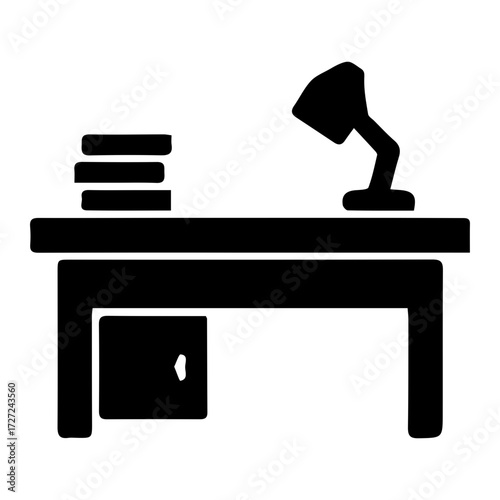 Office Desk Silhouette