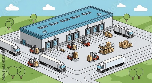 Warehouse loading bay. (1)