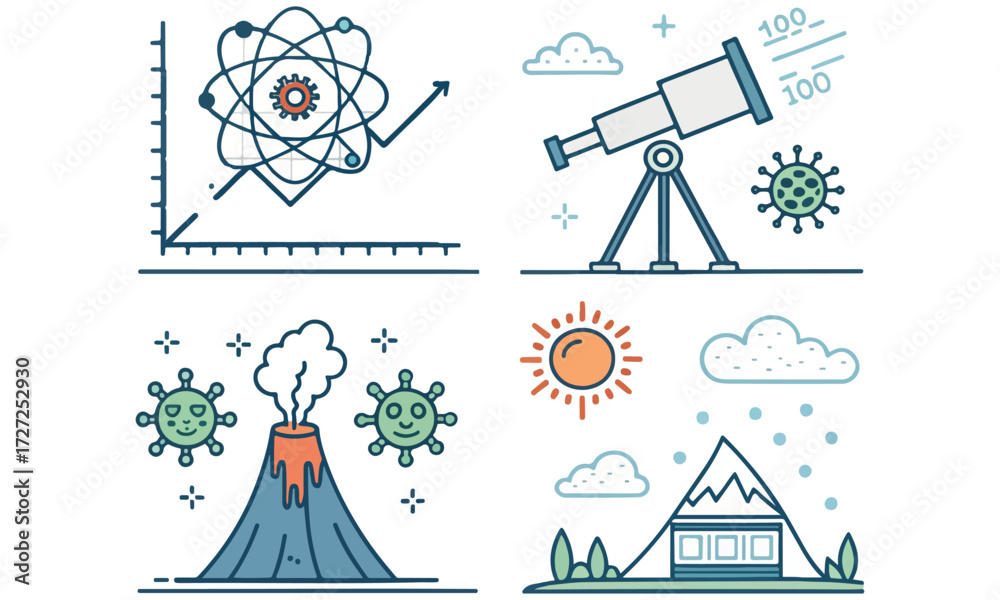 Fototapeta premium Science, Technology, Environment & Nature – Research, Discovery, and Learning