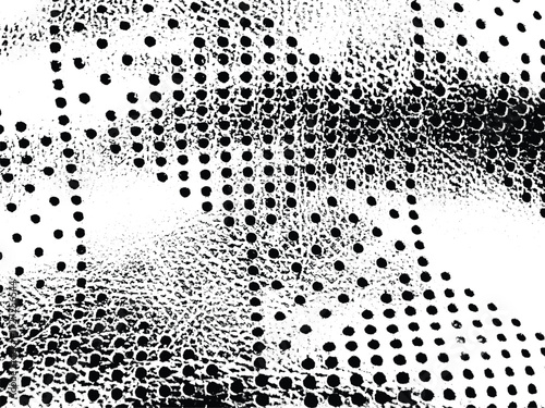 Halftone dotted skin texture evokes negative film aged grain background