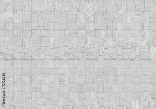 Seamless White Brick Wall Texture Background.