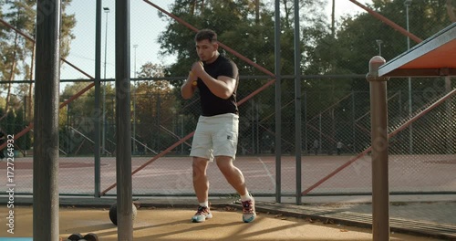 Athlete Training in an Outdoor Fitness Environment for Optimal Performance and Health