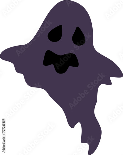 Halloween Spooky Ghost Silhouette