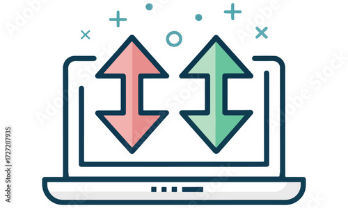 Direction, Choice, and Flow – Abstract Arrow Vector Icons