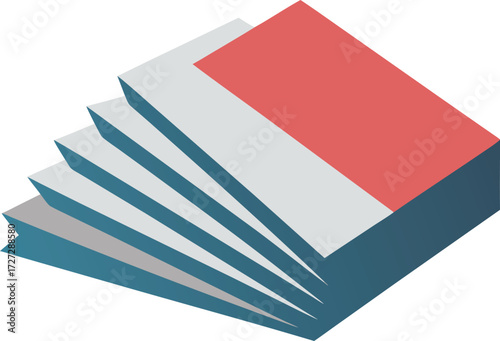 Scalable vector mockup stack of visiting cards for business design eps