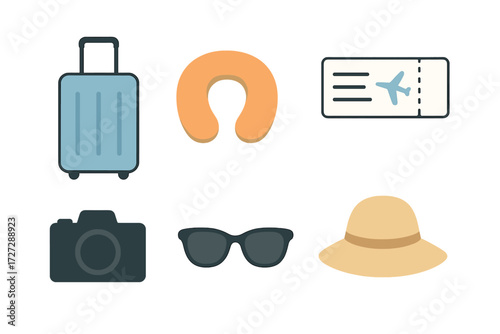 Travel essentials for a fun and relaxing vacation at beach destinations during sunny summer days