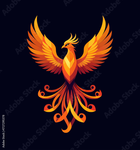 Phoenix Rising: Fiery Symbol of Renewal and Strength