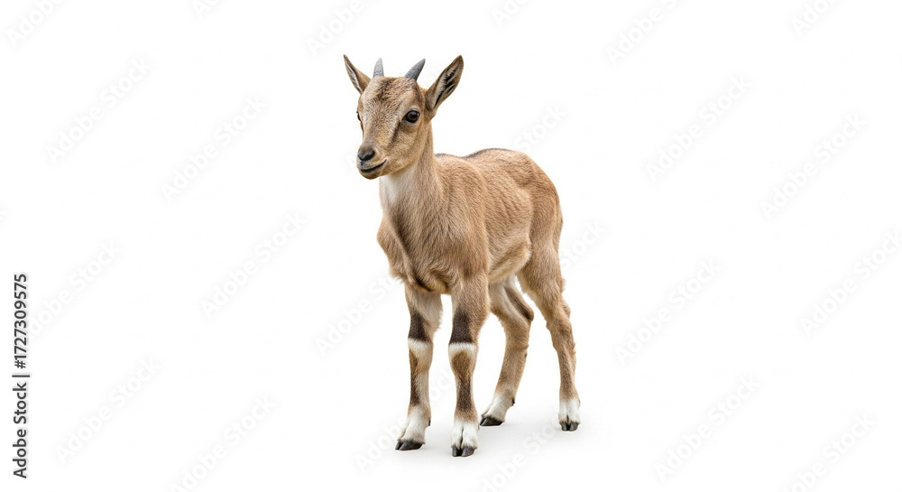 Fototapeta premium antelope isolated on white background