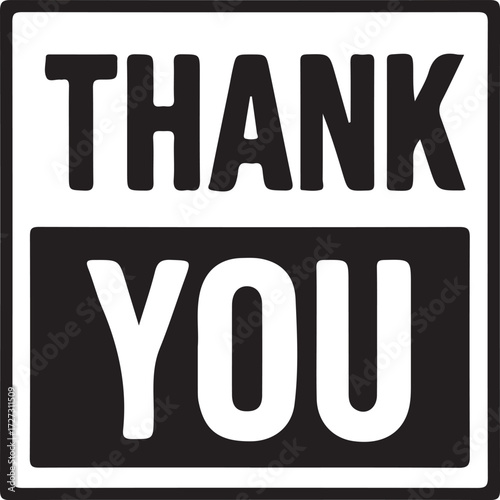 Thank You Gratitude Silhouette Vector image