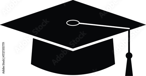 Modern stepladder isolated on white simple graphic design construction tool vector