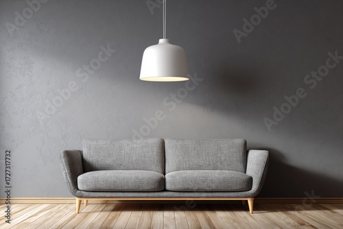 Modern gray living room