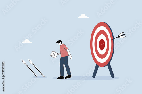 Learn from failure, entrepreneur with a book reflecting on missed goals, analyzing errors.

