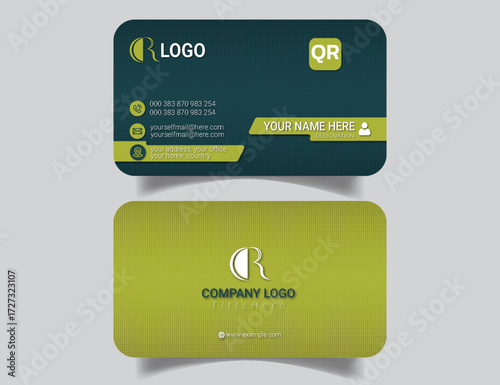 Stylish Horizontal Business Card with Professional Branding