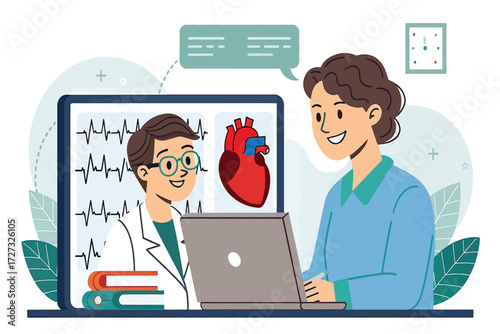 Online medical consultation with doctor via video call