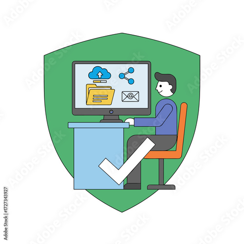 Attachments in emails enable file sharing and teamwork