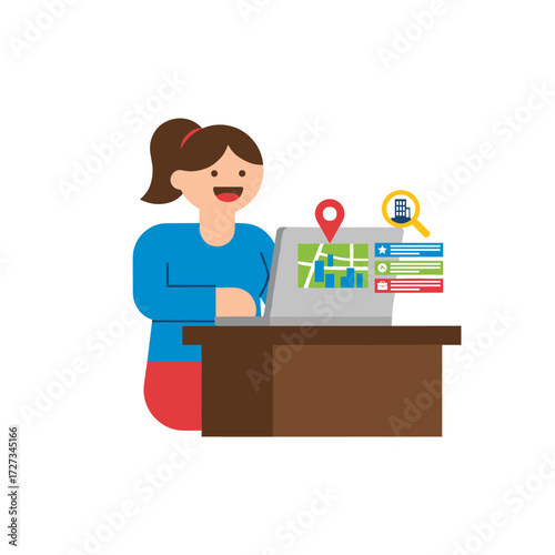 A local SEO expert enhances business listings to improve local search visibility