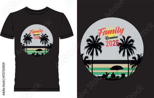 Family Reunion t shirt design