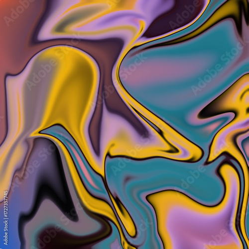 ILLUSTRATION ABSTRACT MARBLE BACKGROUND ELEGANT GRADIENT MESH BLUE ORANGE PINK PURPLE SMOOTH COLOR WITH TEXTURE DESIGN TEMPLATE GOOD FOR MODERN WEBSITE, WALLPAPER, COVER DESIGN 