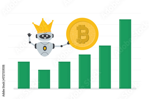 Cryptocurrency trading bot. Number one, first place, bot trades on cryptocurrency market. Bitcoin trading bot makes money. Best bot in crown holds bitcoin. Financial technologies.