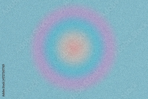 Pastel Rainbow Circle, Gradient Texture, Speckled Background, Soft Hues, Abstract Design, Digital Ar