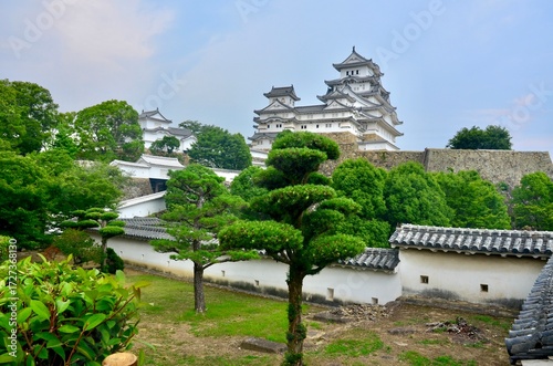 Medieval castle of Himeji. Japan