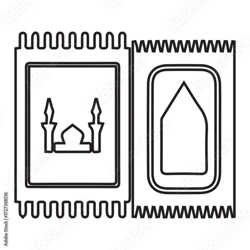 Islamic Prayer Mat Icon