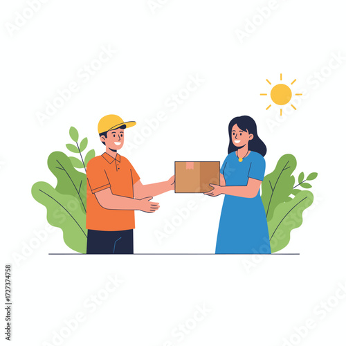 The customer is reviewing her order