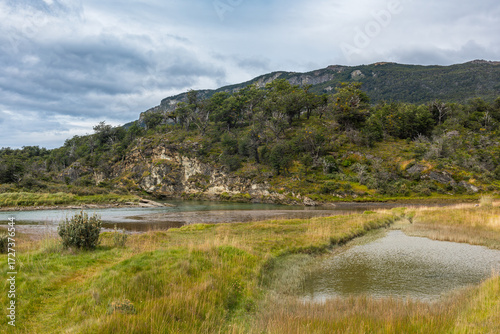 Landscape in Tierra del Fuego National Park, Argentina