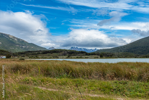 Landscape in Tierra del Fuego National Park, Argentina