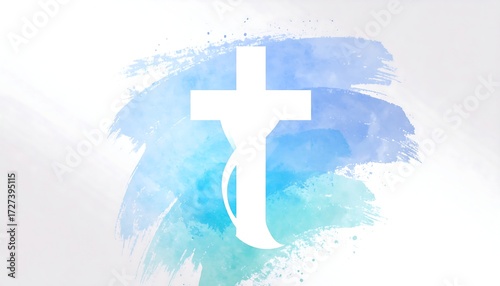 Abstract Christian cross
