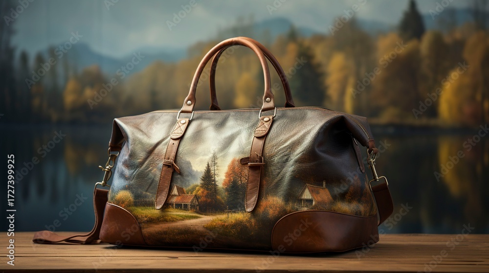 custom made wallpaper toronto digitalA photo of a stylish weekend bag