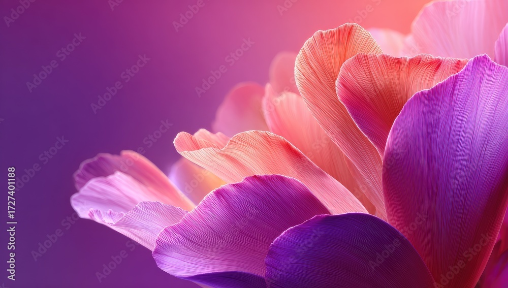 Naklejka premium Close-up floral beauty