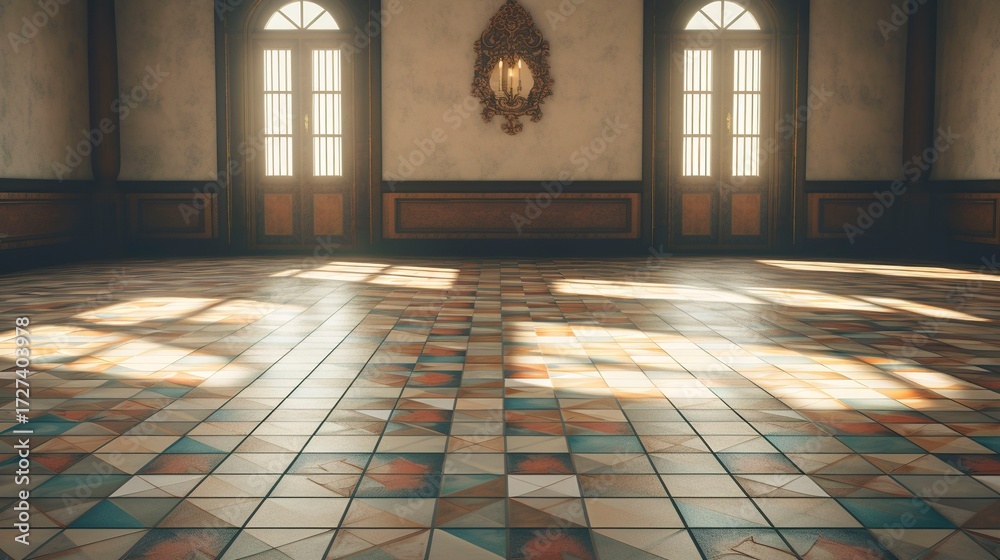 custom made wallpaper toronto digitalA photo of a tiled floor in an empty room