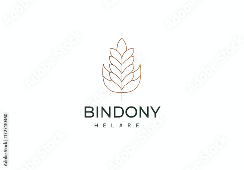 Natural Agriculture Leaves Logo Design