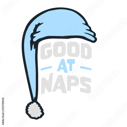 Good at Naps Saying Funny Quote Sleeping Hat