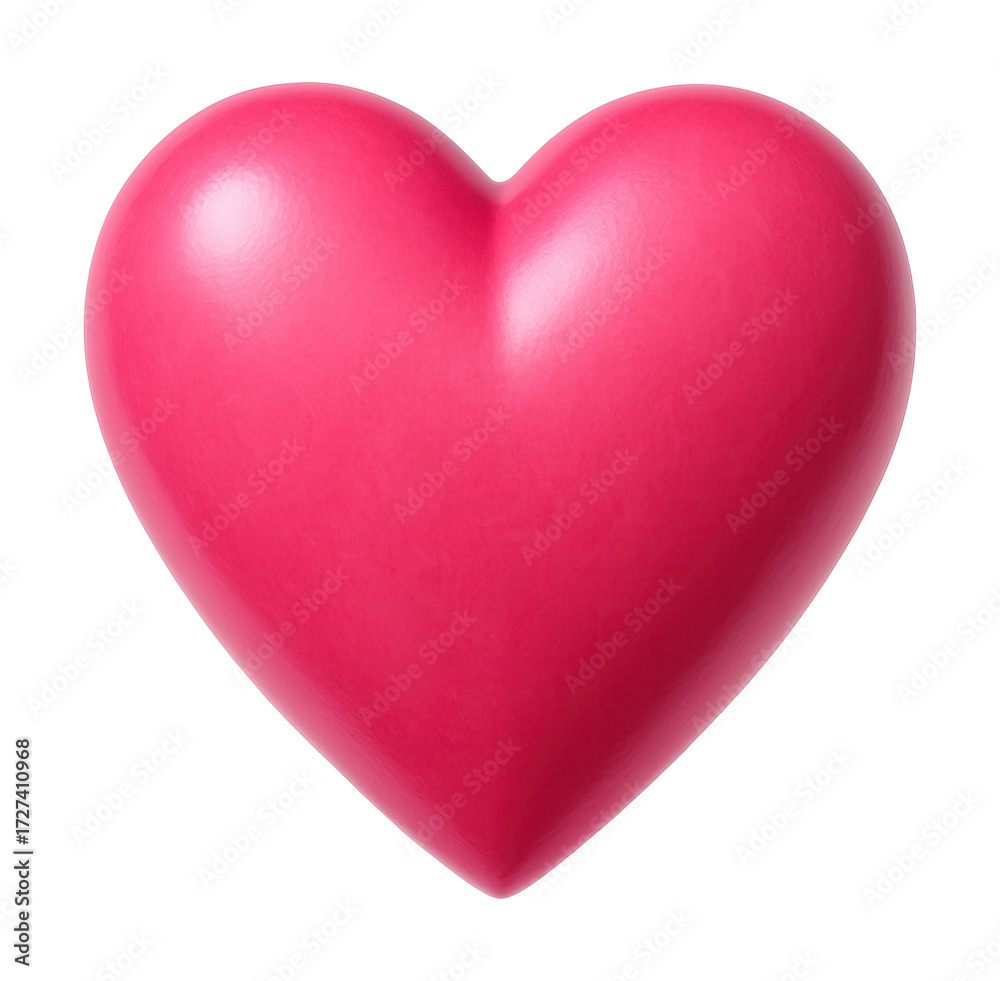 Obraz premium Pink heart on black background.