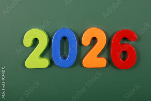 Letters on a magnetic board
