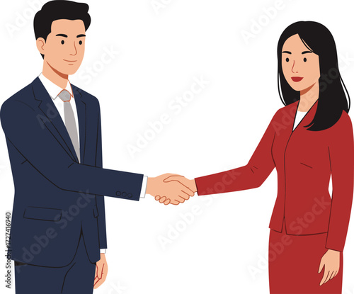 Business handshake, partnership agreement, corporate deal, professional meeting, teamwork success, formal attire, office collaboration, mutual respect