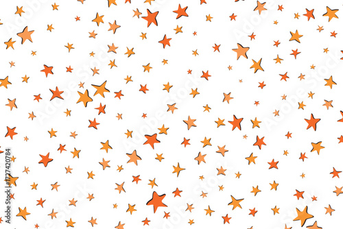 Color stars confetti background. Splash effect banner. Vector abstract illustration with blurred drops of rain for wallpaper, wrapping paper, backdrop, poster, card etc.